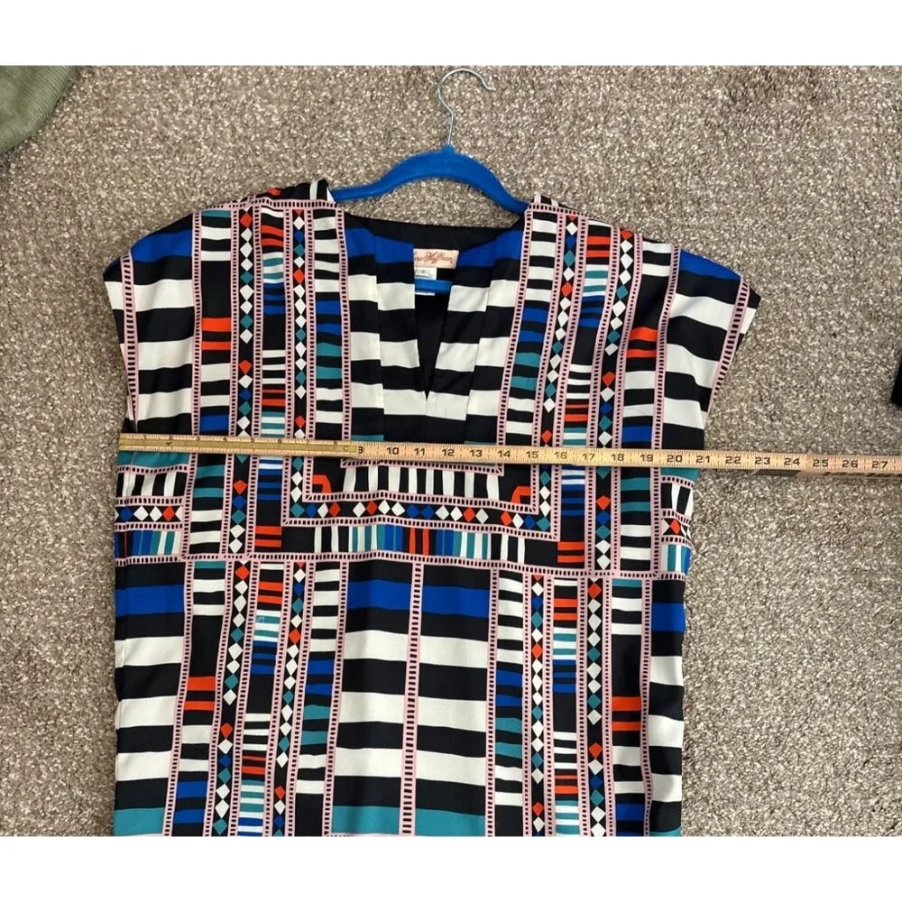 Mara Hoffman Women's Bold Colorful Geo Shift Dress Size S - Picture 5 of 6